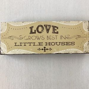 Home accent decor sign